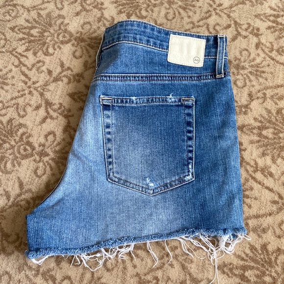 AG Distressed Denim Cut Off Shorts - Picture 3 of 6